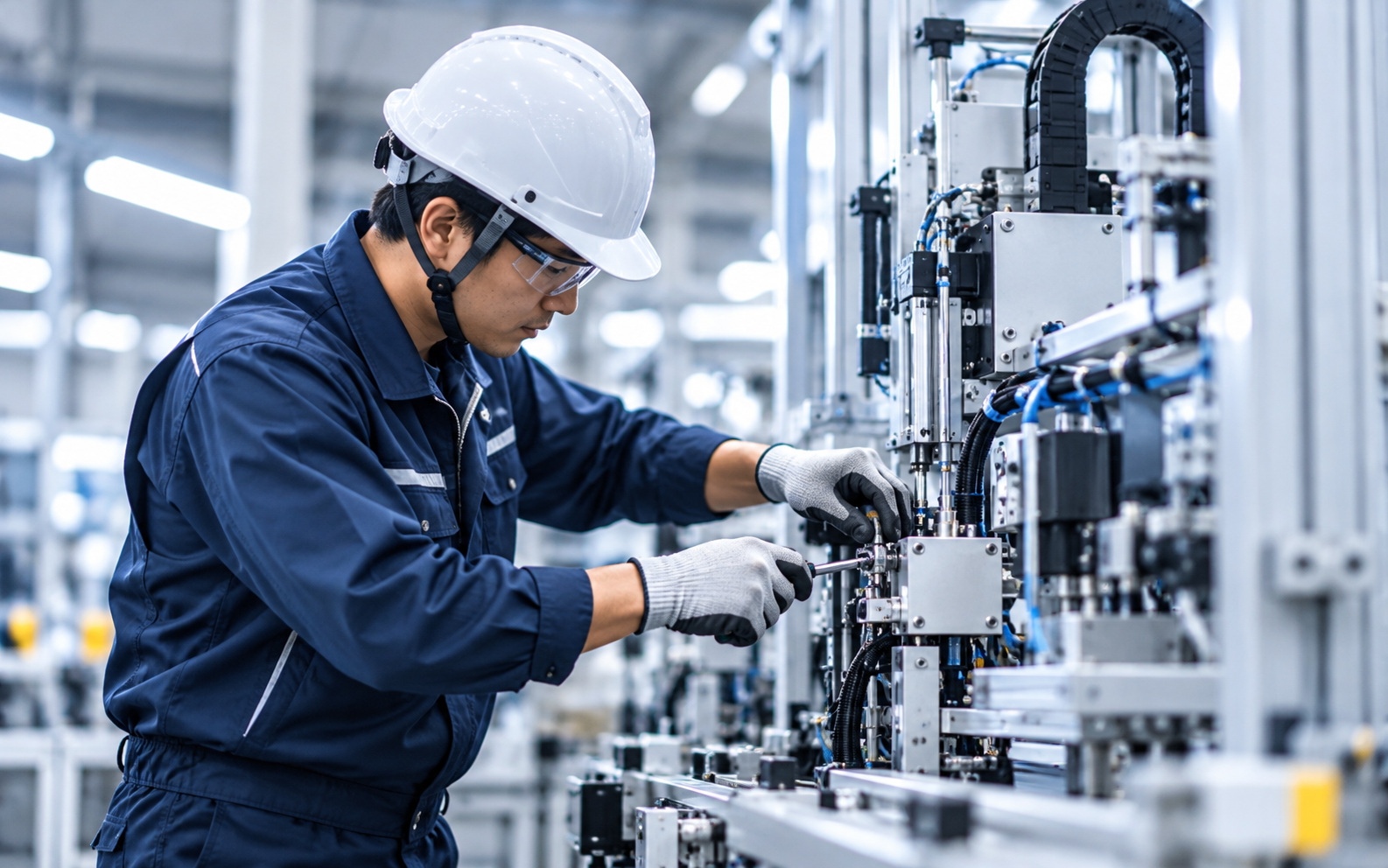 設備の点検作業イメージ